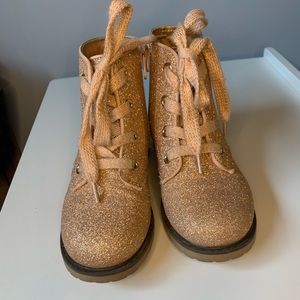 Cat & Jack glitter boots.